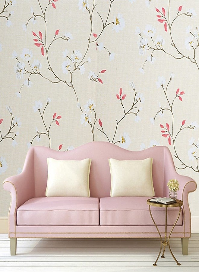 PIXELPACE Self Adhesive Peel Stick 45 x 304 cm Waterproof Wallpaper for Living Room Hall Bedroom Decoration PVC Vinyl DIY Wall Stickers, Count of (1, Floral Style-5) - Image 4